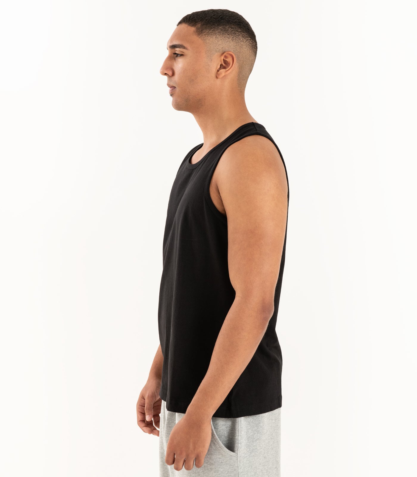 Organic Cotton Men's Tank Top | Bhumi Fairtrade Organic Cotton White / XL Organic Cotton Men's Tank Top | Bhumi Fairtrade Organic Cotton White / XL