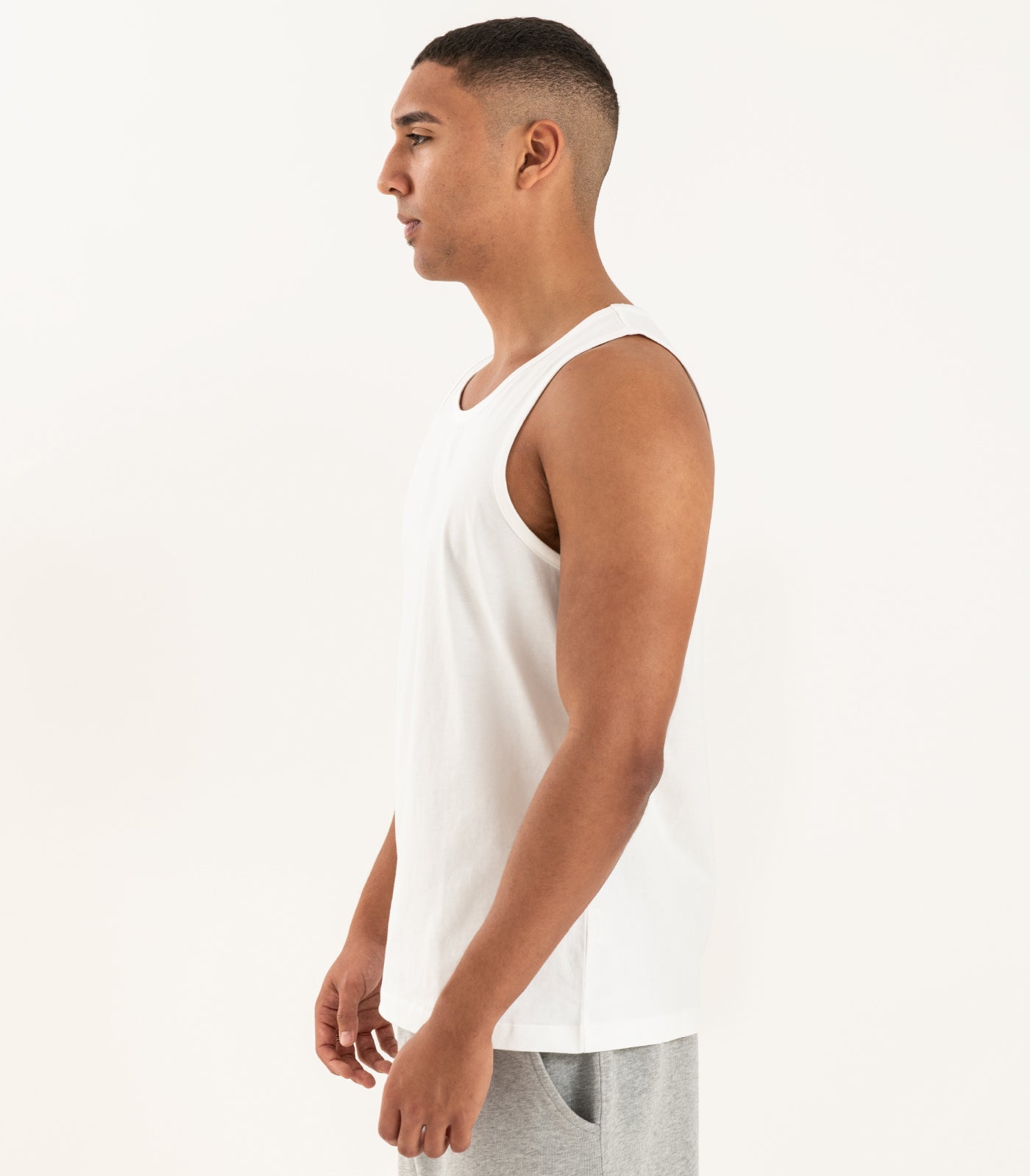 Bhumi Organic Cotton - Men's Tank Top - White