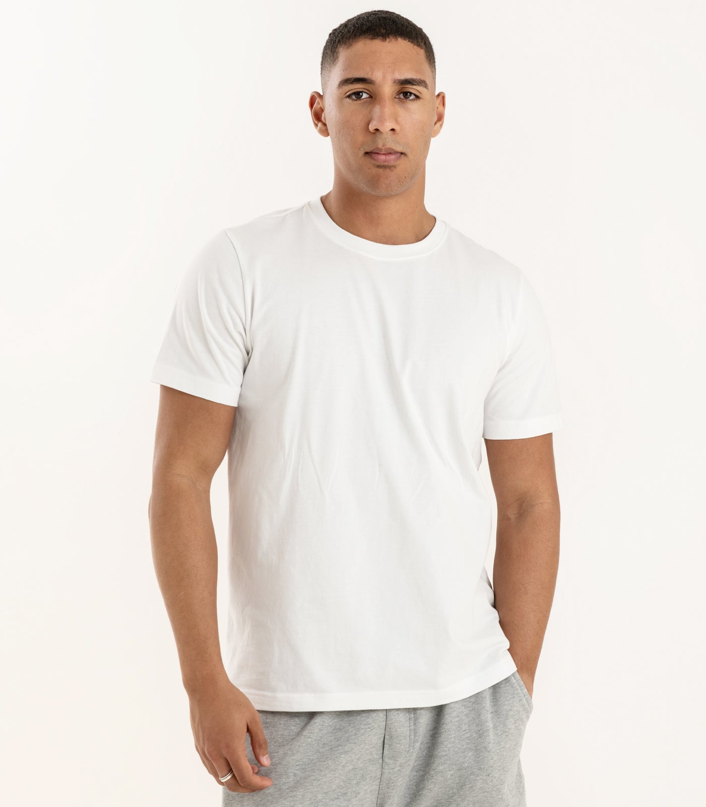 Bhumi Organic Cotton - Basic Tee (3 Pack)  - White