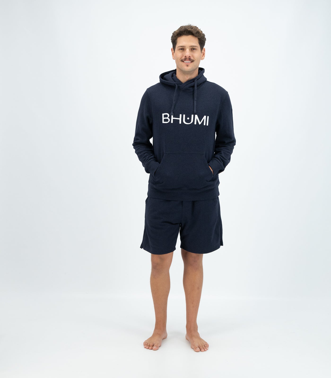 Bhumi Organic Cotton - Men's Shorts - Navy Melange