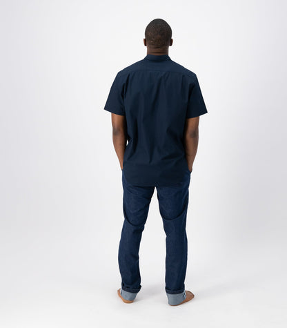 Bhumi Organic Cotton - Men's Short Sleeve Shirt - Navy