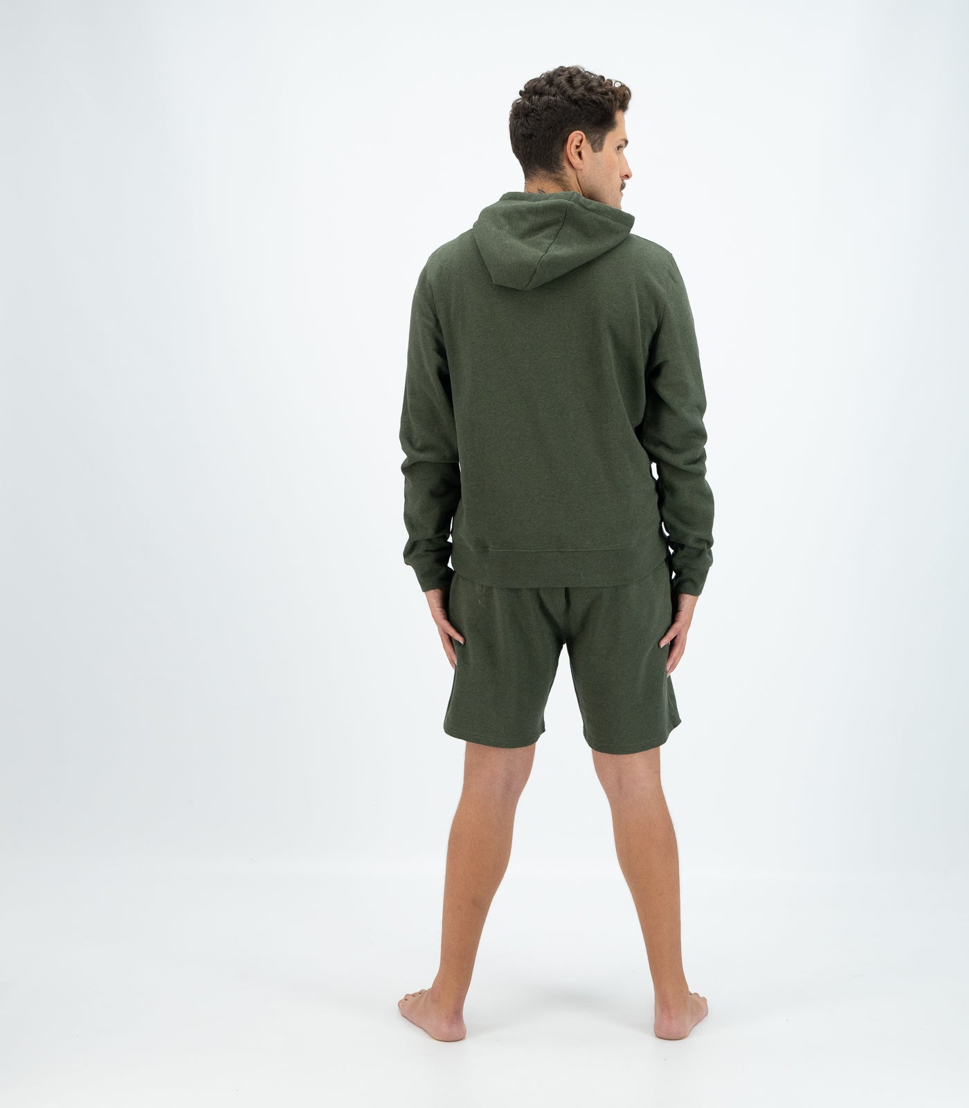 Bhumi Organic Cotton - Men's Shorts - Olive Melange