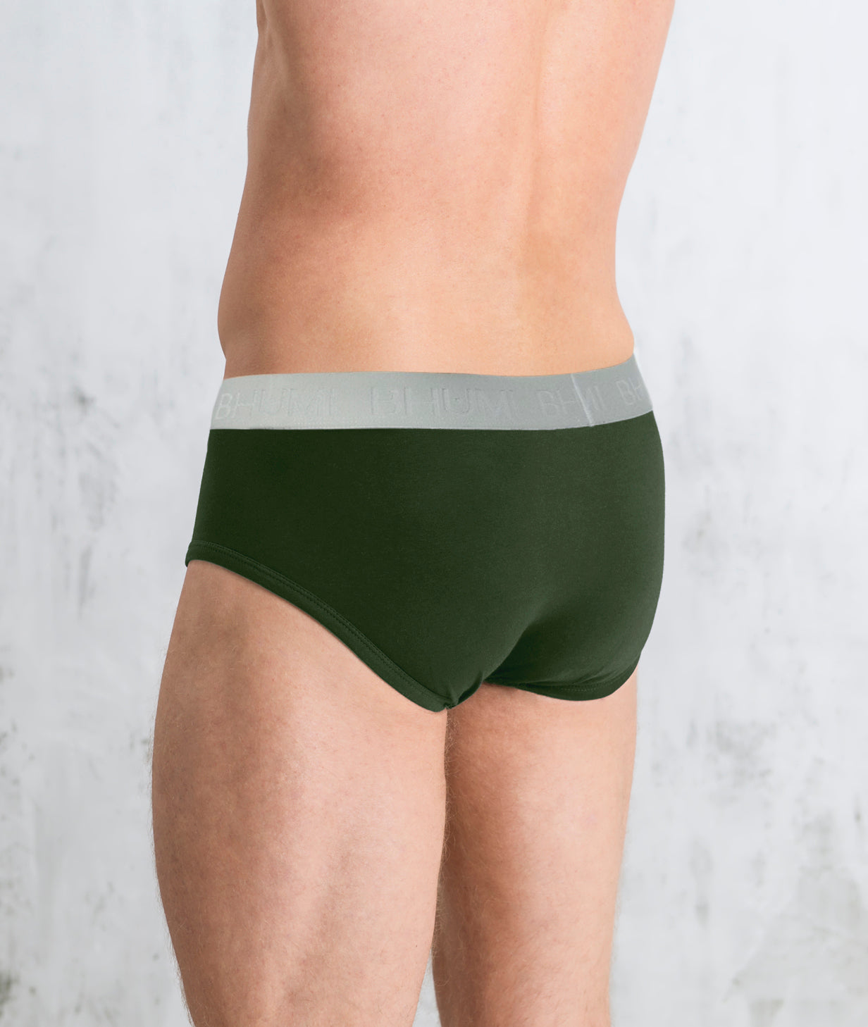 Bhumi Organic Cotton - Briefs (2 Pack) - Kombu Green