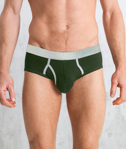 Bhumi Organic Cotton - Briefs (2 Pack) - Kombu Green