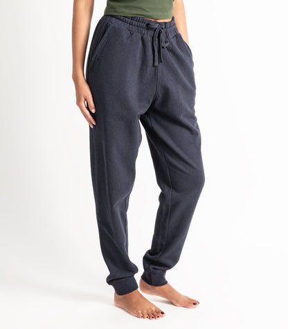 Bhumi Organic Cotton - Track Pant and Hoodie (Women) -  Navy Melange
