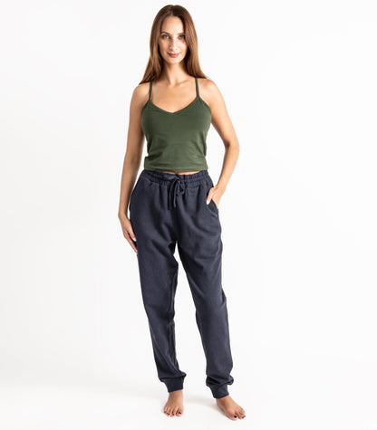 Bhumi Organic Cotton - Track Pant - Navy Melange