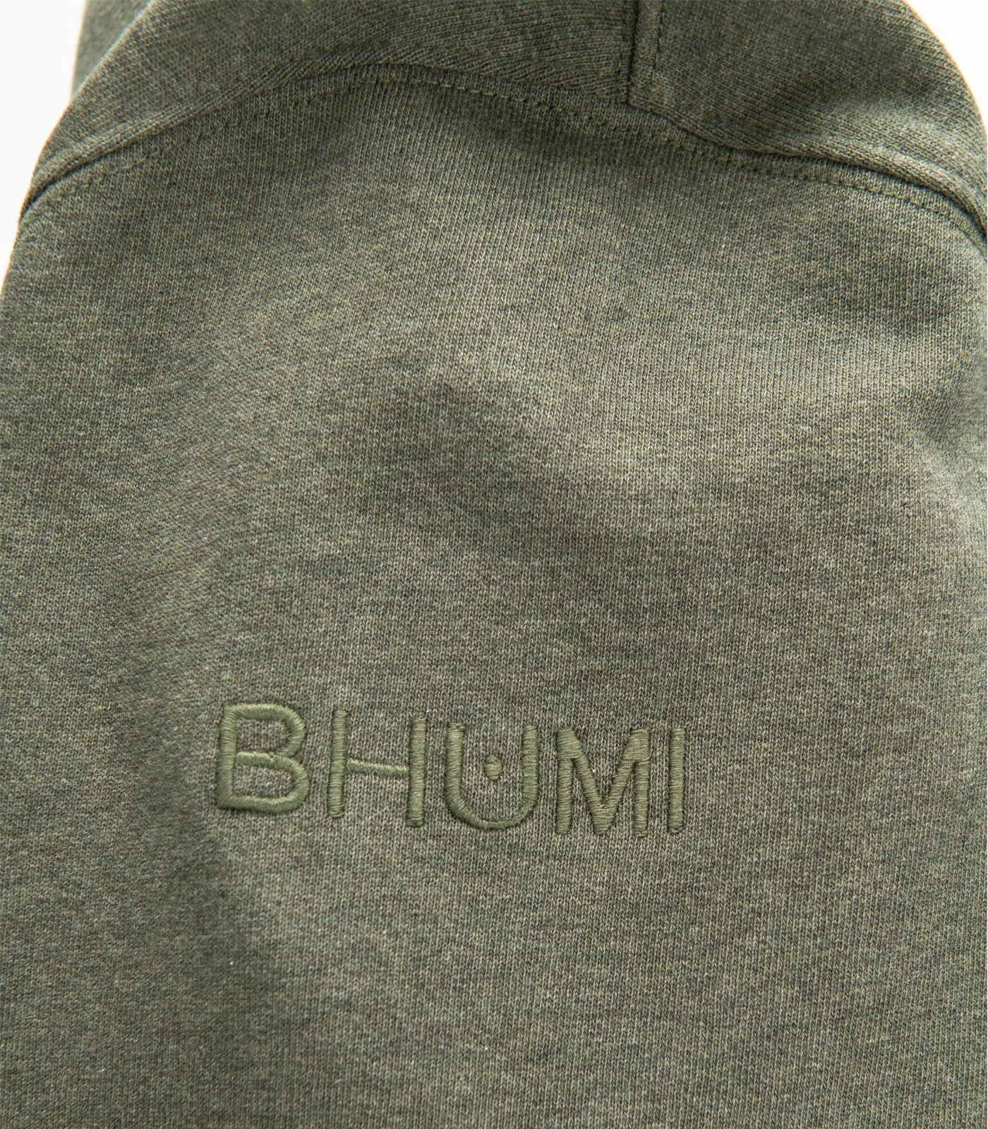 Bhumi Organic Cotton - Men's Hoodie -Green Melange