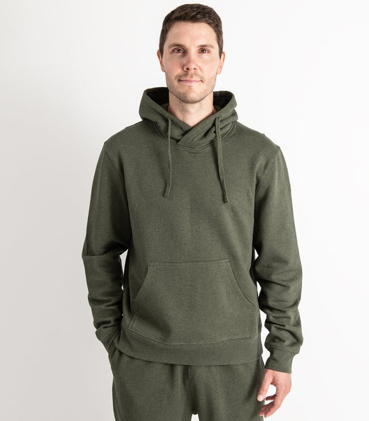 Bhumi Organic Cotton - Men's Hoodie - Green Melange
