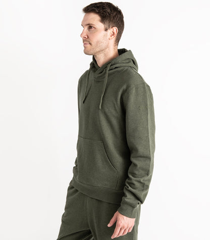 Bhumi Organic Cotton - Men's Hoodie -Green Melange