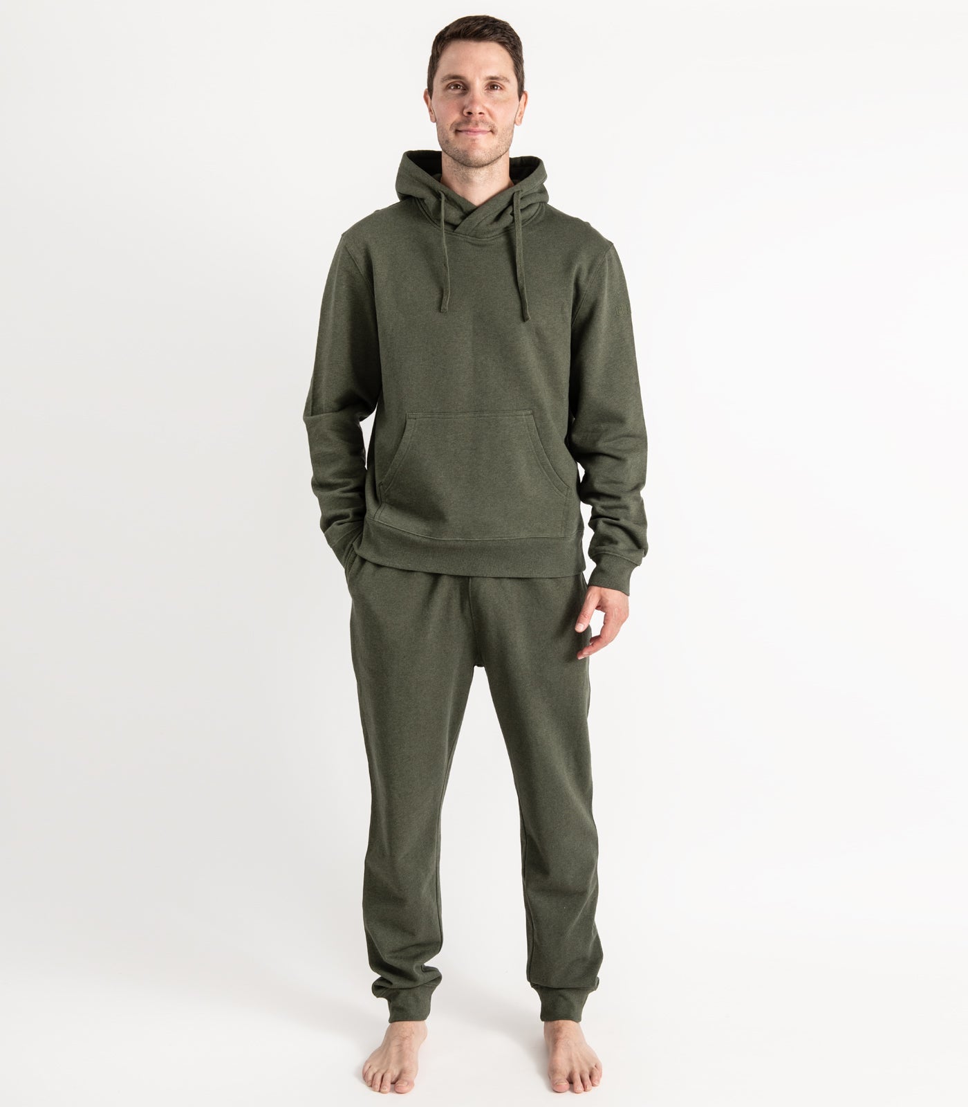 Bhumi Organic Cotton - Men's Joggers - Green Melange