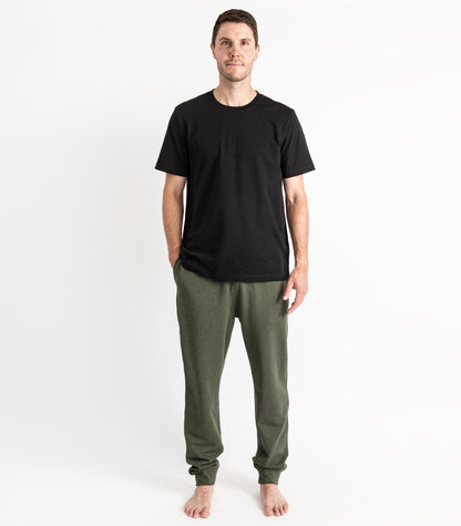 Bhumi Organic Cotton - Men's Joggers - Green Melange