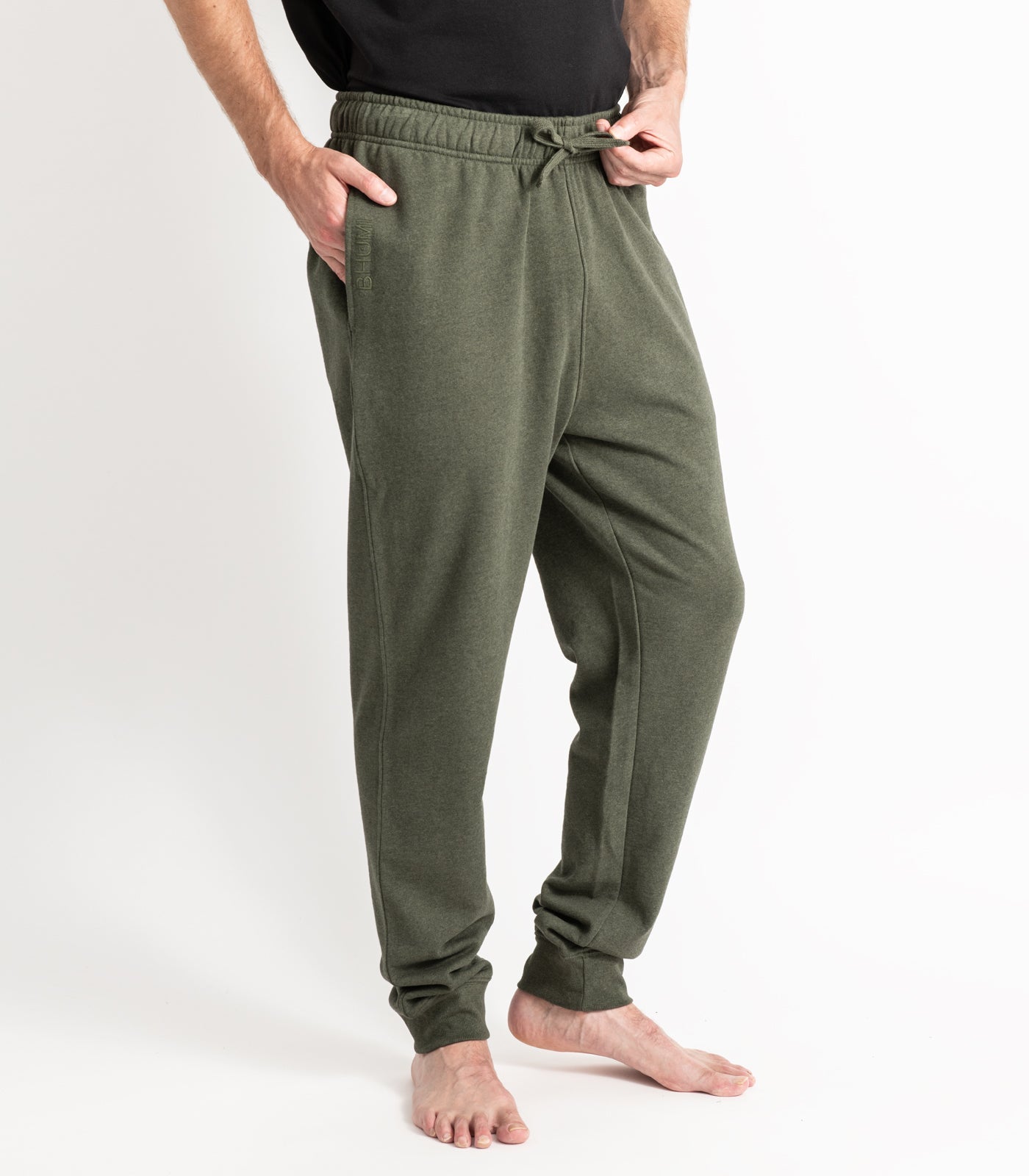 Bhumi Organic Cotton - Men's Joggers - Green Melange