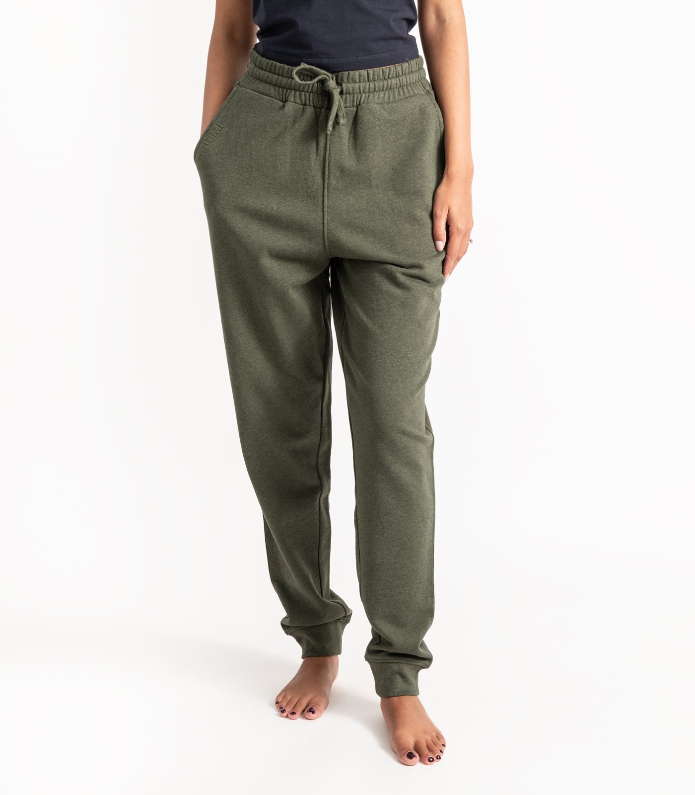 Bhumi Organic Cotton - Joggers - Green Melange