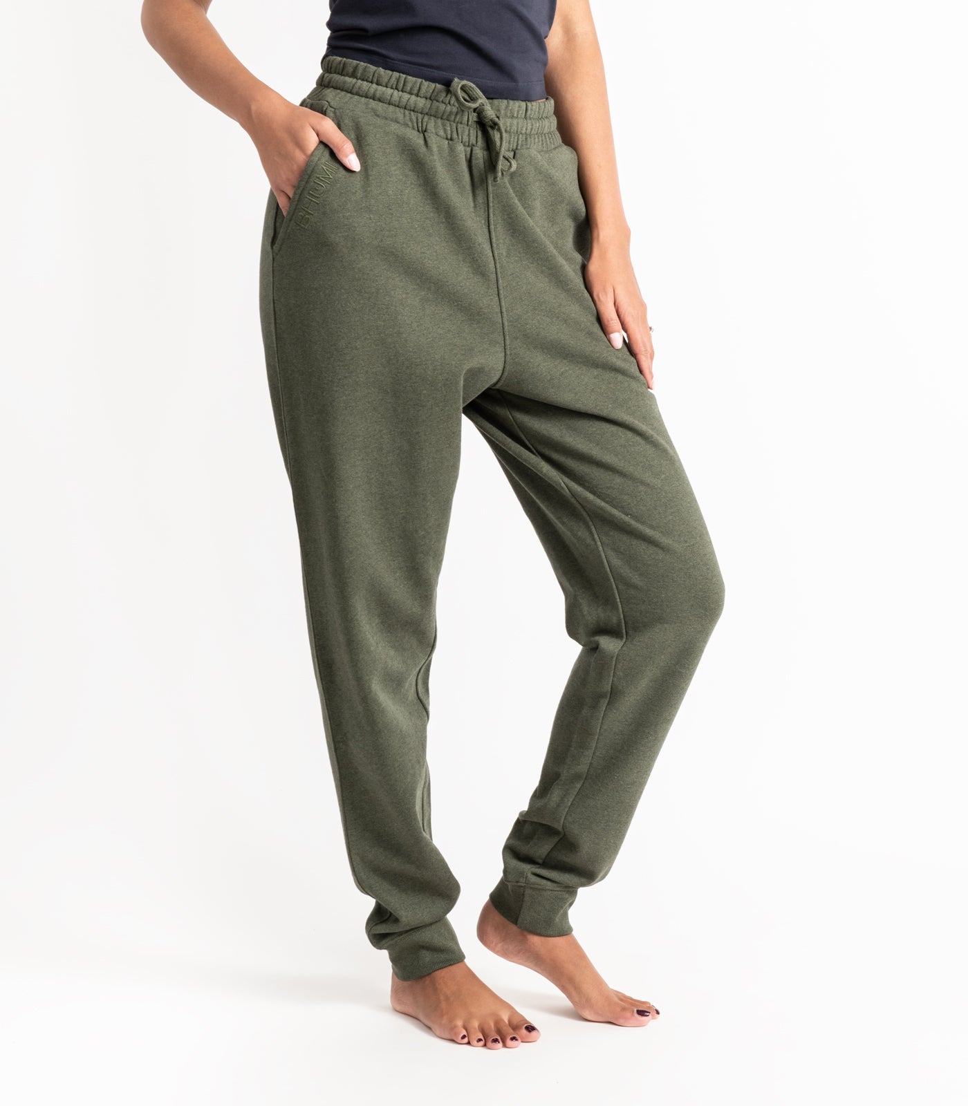 Bhumi Organic Cotton - Joggers - Green Melange