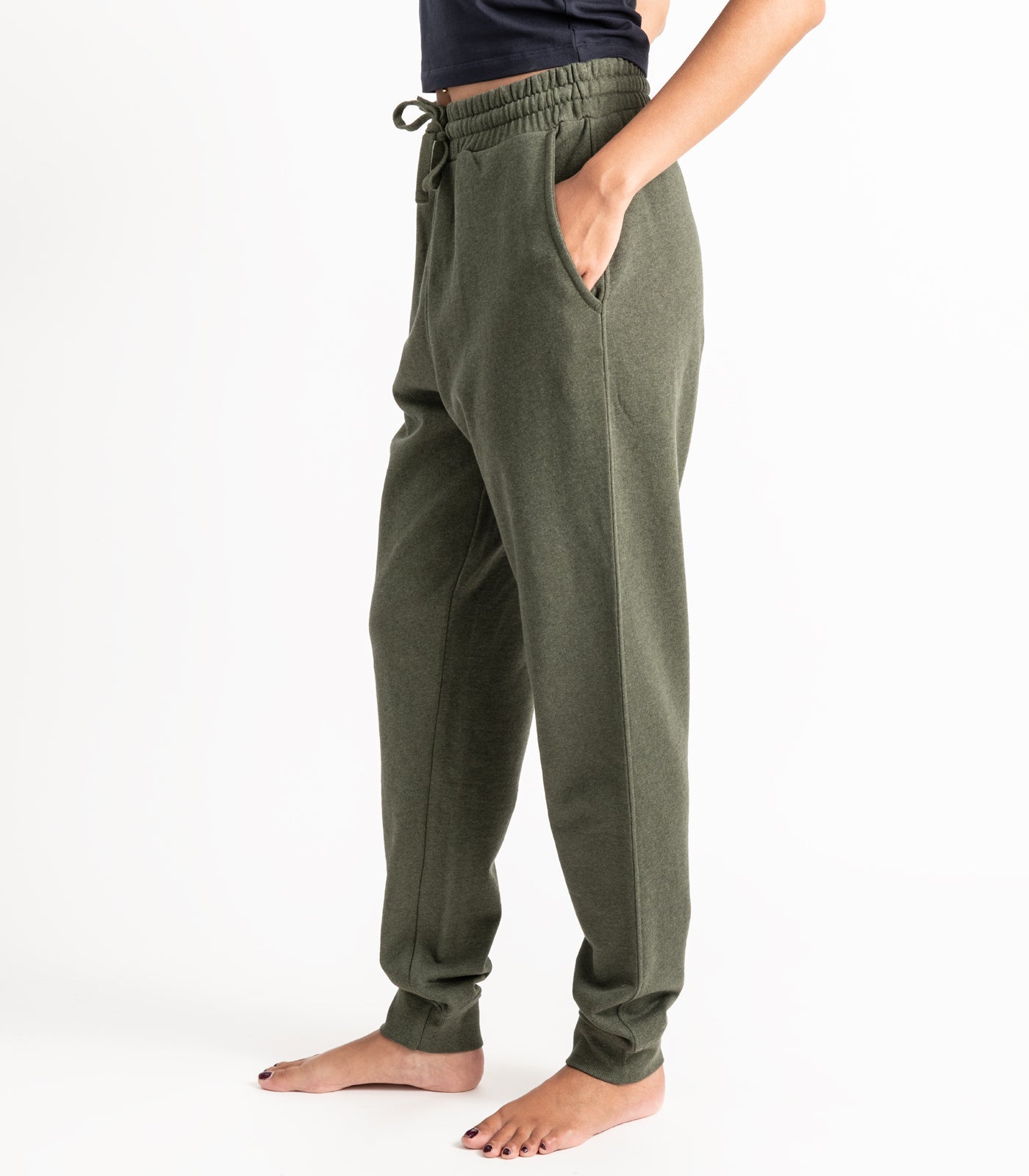 Bhumi Organic Cotton - Joggers - Green Melange