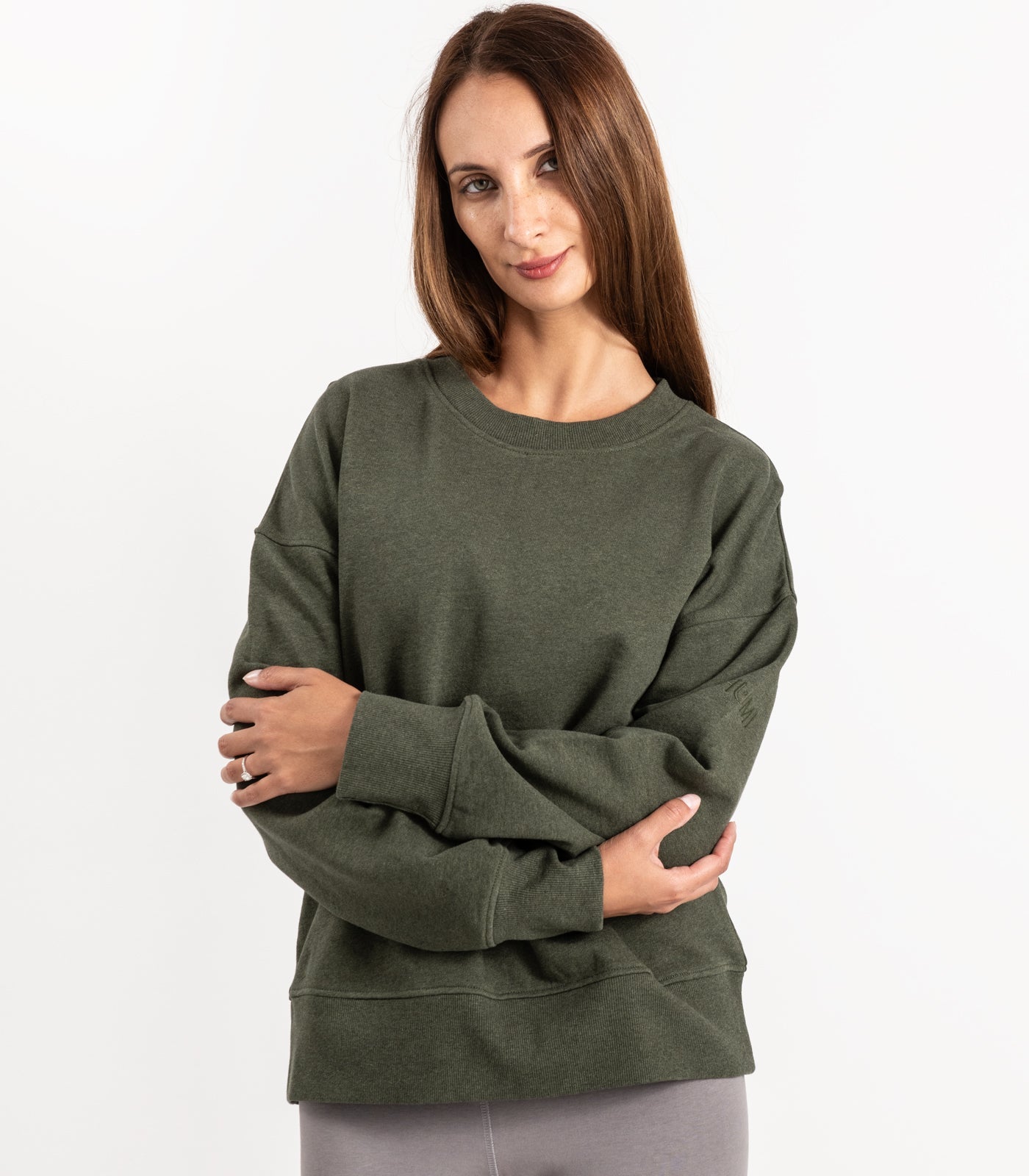 Bhumi Organic Cotton - Sweatshirt - Green Melange