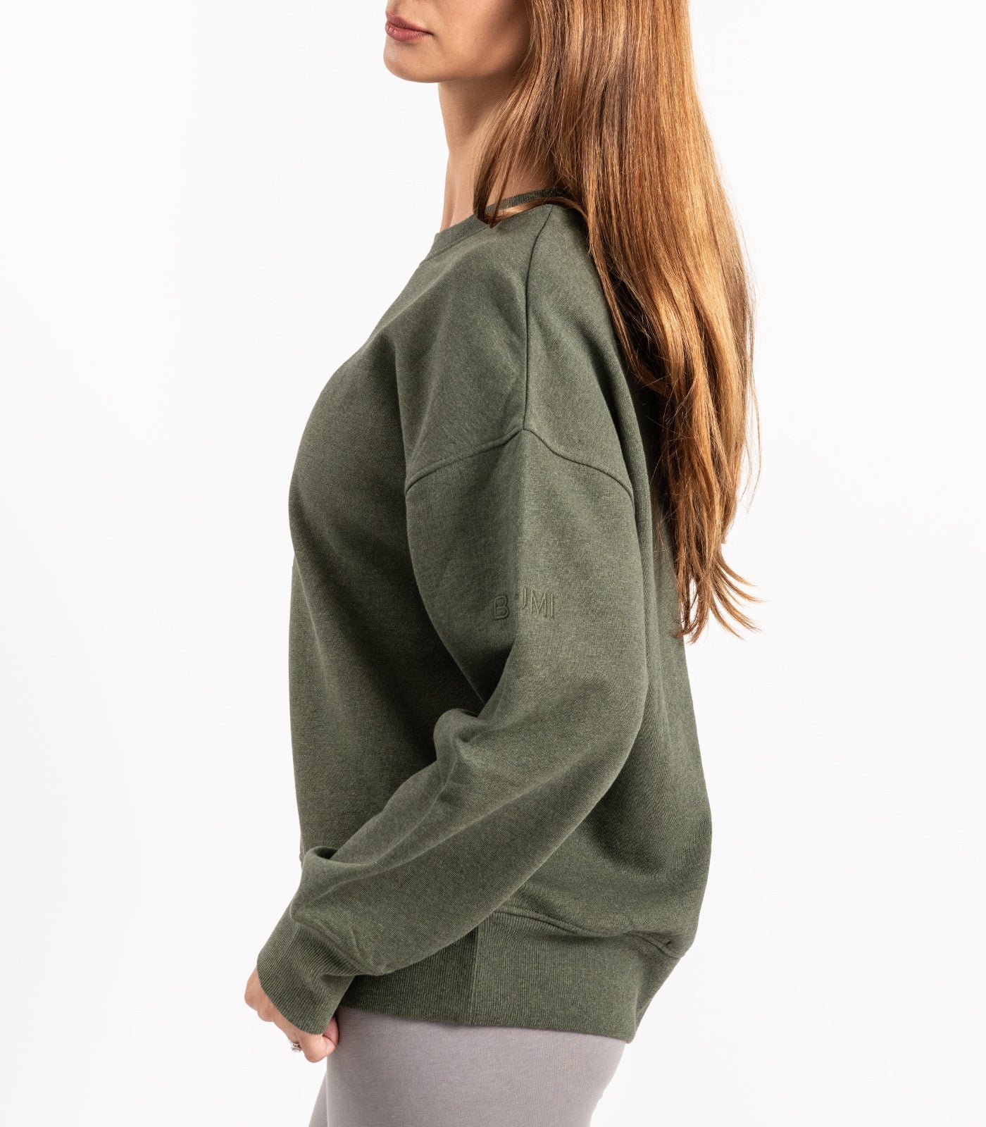 Bhumi Organic Cotton - Sweatshirt - Green Melange