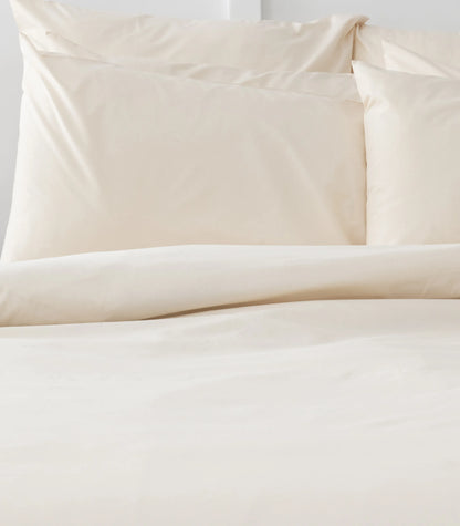 Bhumi Organic Cotton - Percale Plain Quilt Cover - Natural