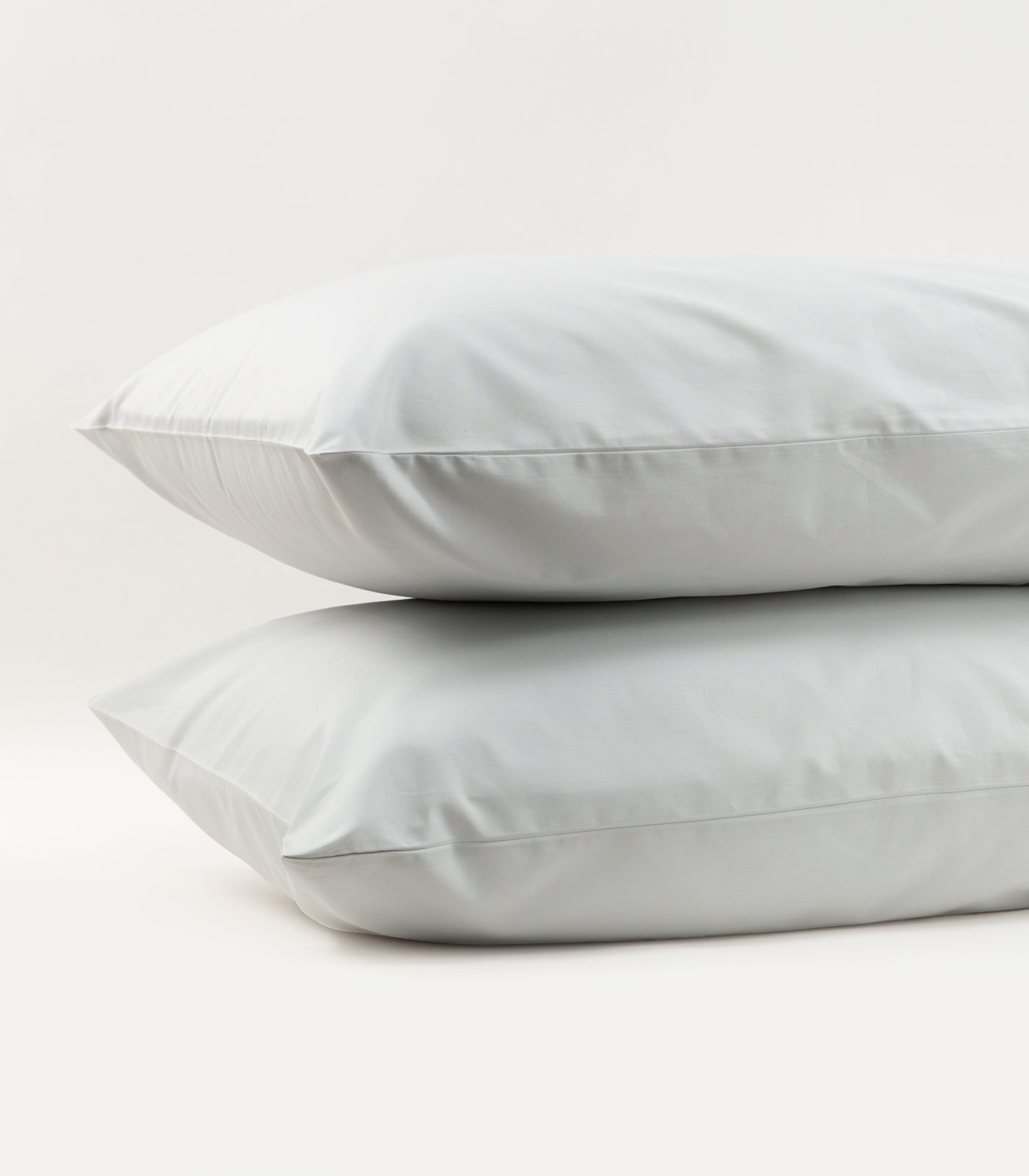 Bhumi Organic Cotton - Percale Pillow Cases (Pair) - Glacier