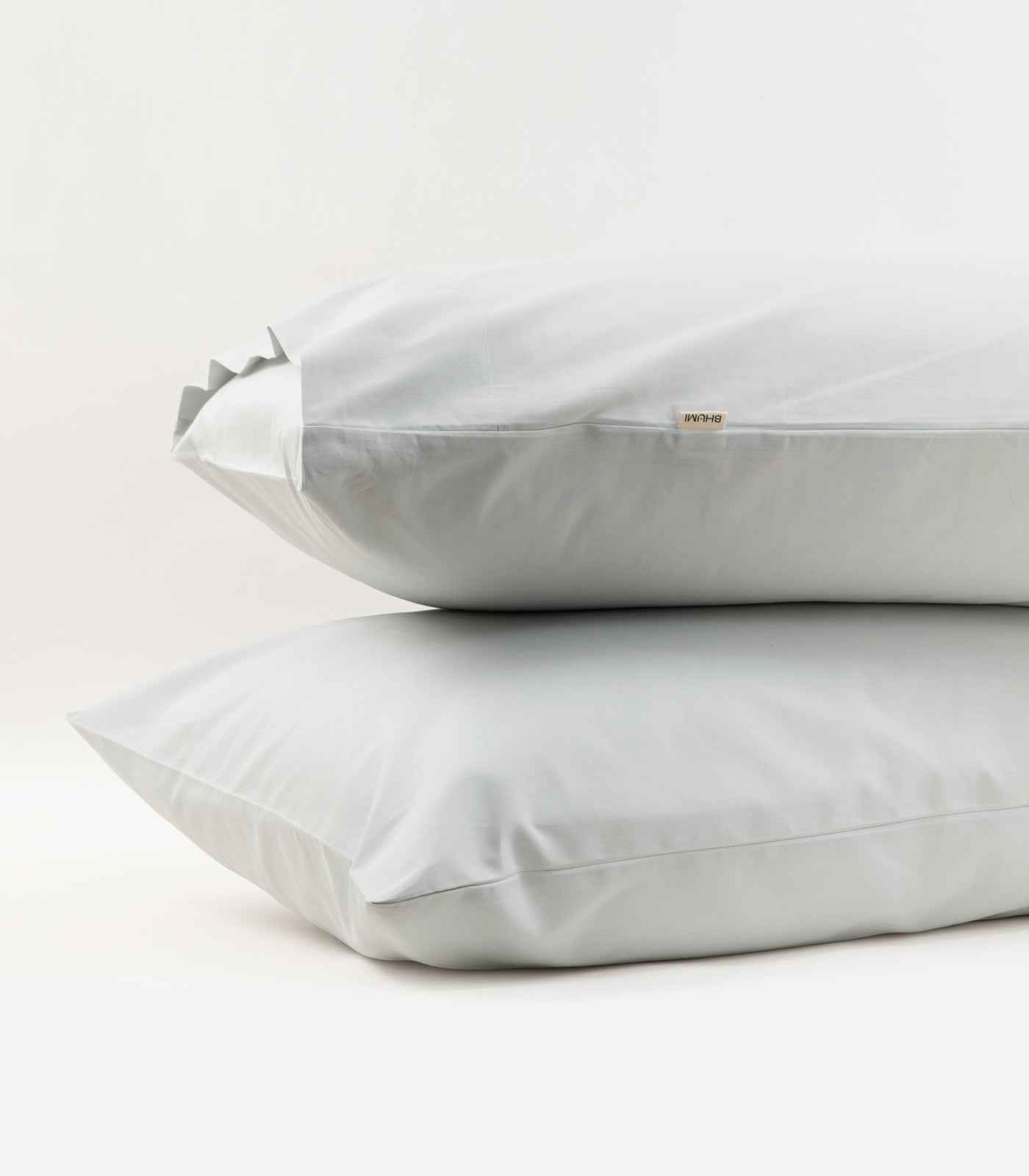 Bhumi Organic Cotton - Percale Pillow Cases (Pair) - Glacier