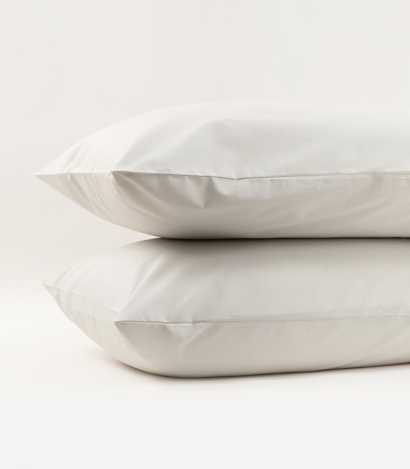 Bhumi Organic Cotton - Percale Pillow Cases (Pair) - Ice