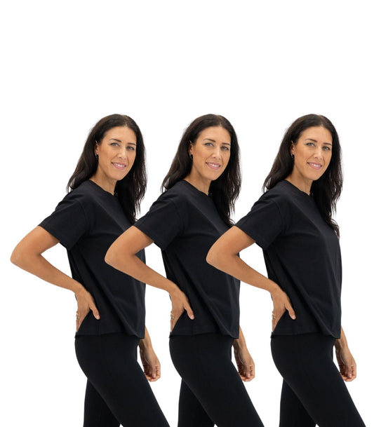 Bhumi Organic Cotton - Oversized Boxy Tee (3 Pack)