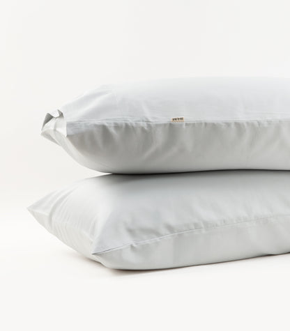 Bhumi Organic Cotton - Sateen Pillow Cases (Pair) - Glacier