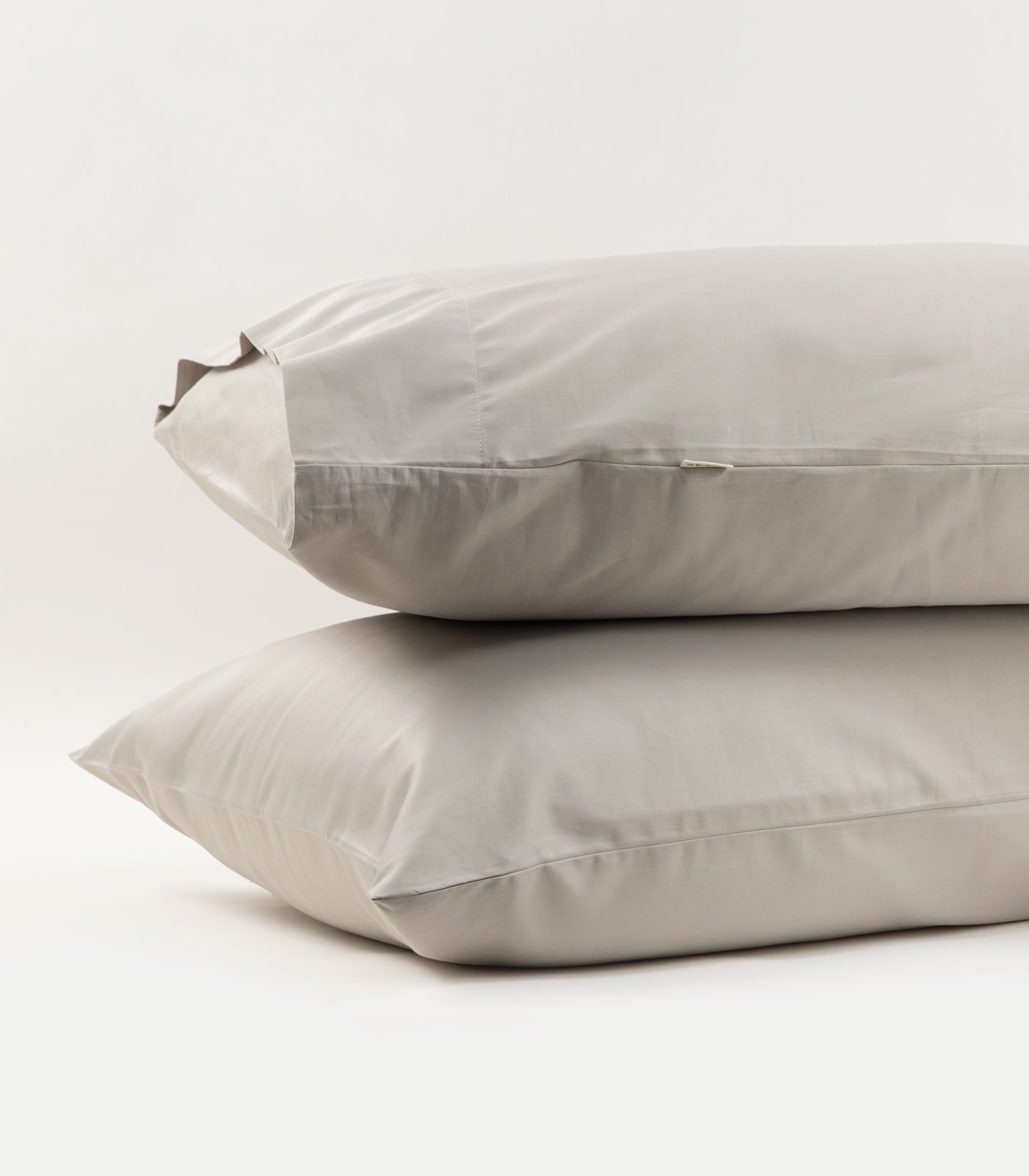 Bhumi Organic Cotton - Sateen Pillow Cases (Pair) - Pewter