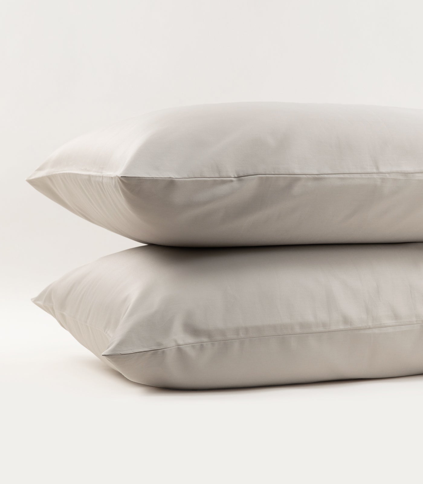 Bhumi Organic Cotton - Sateen Pillow Cases (Pair) - Pewter