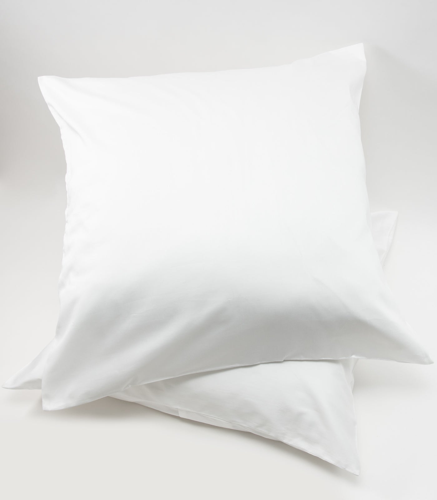 Bhumi Organic Cotton - Sateen Pillow Cases (pair) - European - White