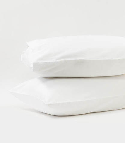 Bhumi Organic Cotton - Sateen Pillow Cases (Pair) - White