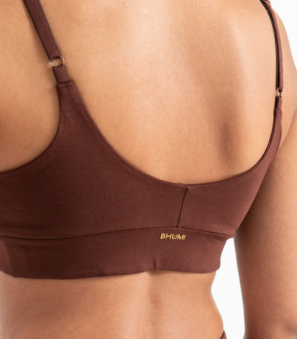 Bhumi Organic Cotton - Classic T-Shirt Bra - Espresso