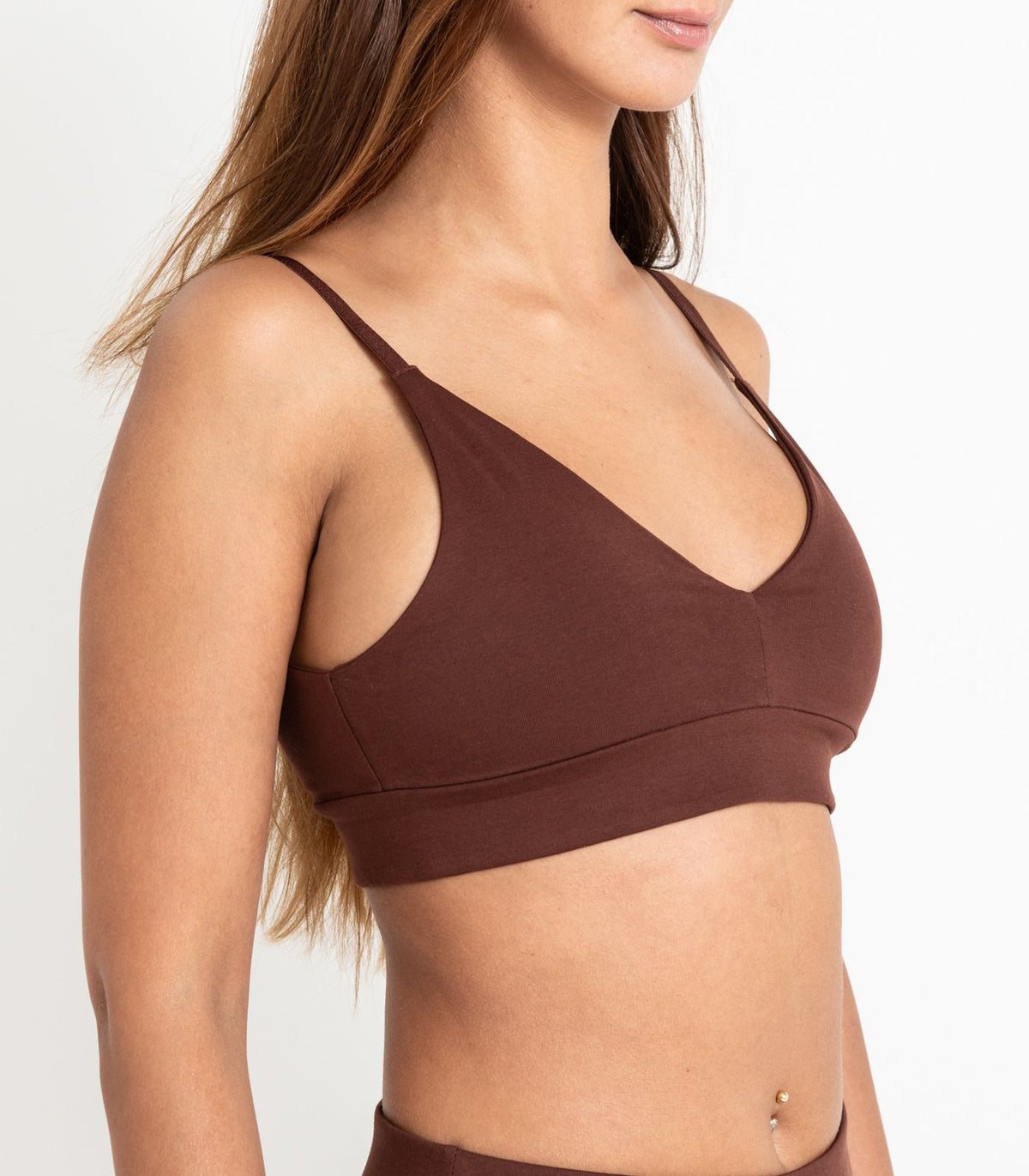 Bhumi Organic Cotton - Classic T-Shirt Bra - Espresso