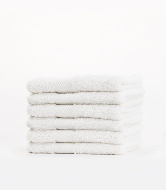 Bhumi Organic Cotton - Wash Cloth - 6 Pack - White