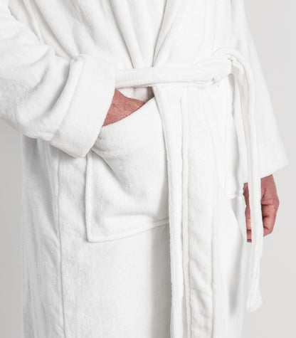 Bhumi Organic Cotton - Spa Robe - White