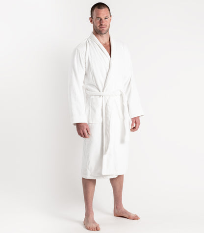 Bhumi Organic Cotton - Spa Robe - White