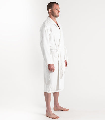 Bhumi Organic Cotton - Spa Robe - White