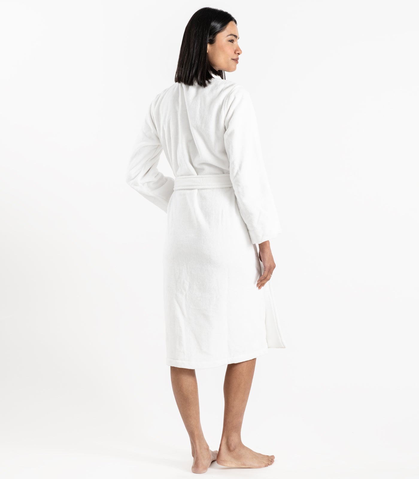 Bhumi Organic Cotton - Spa Robe - White