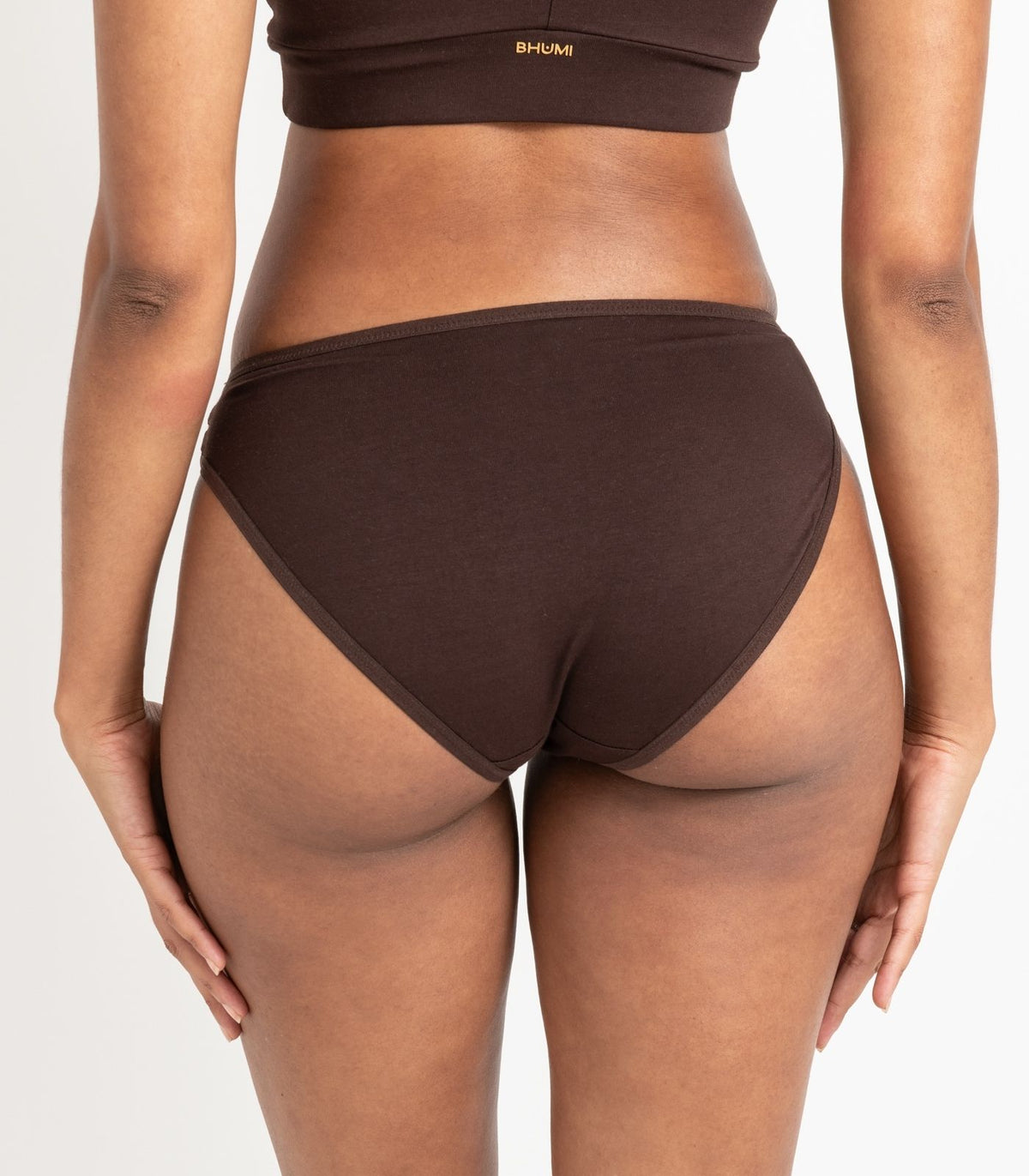 Bhumi Organic Cotton - New Bikini (2 Pack) - Coffee Bean