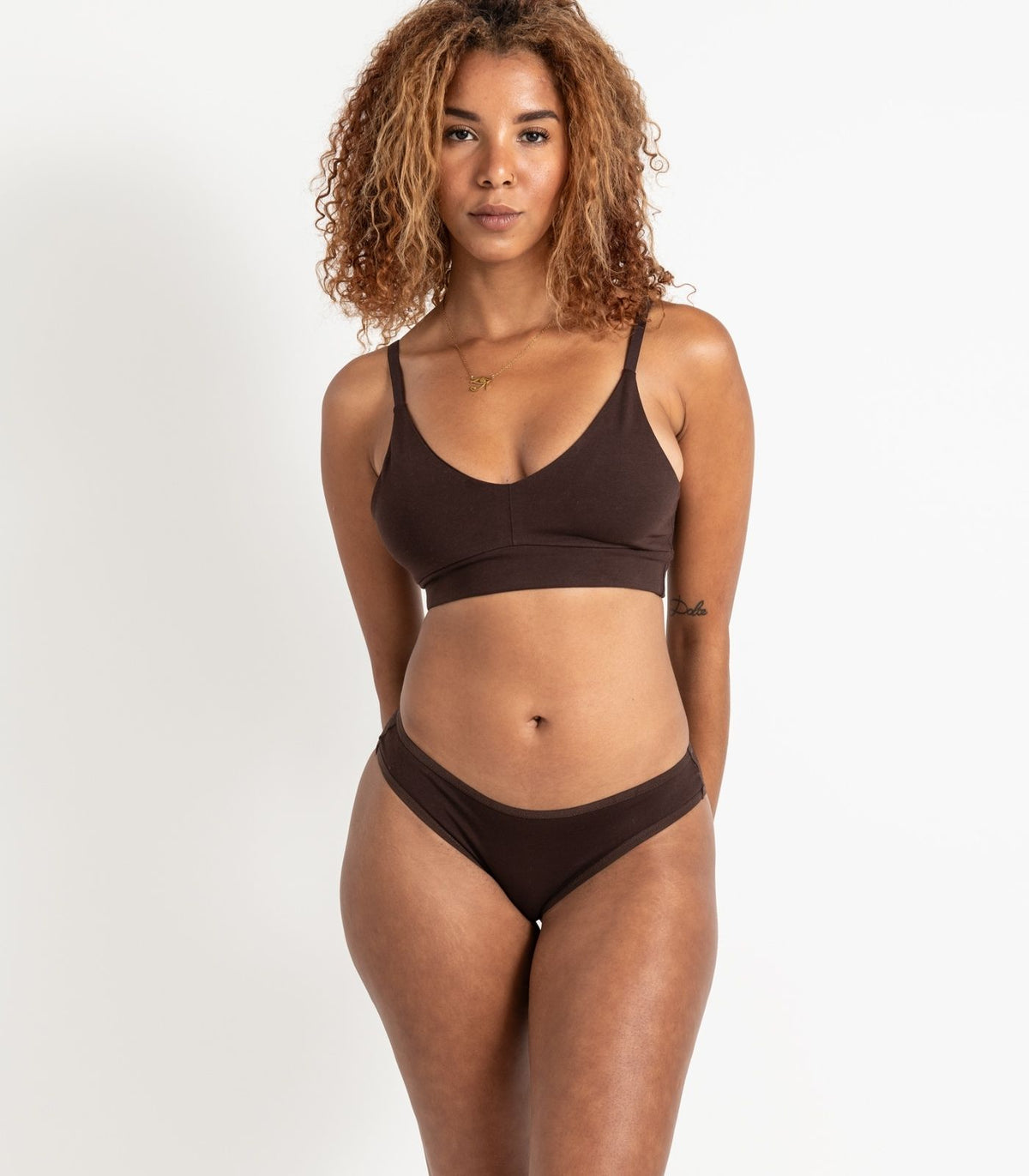 Bhumi Organic Cotton - New Bikini (2 Pack) - Coffee Bean