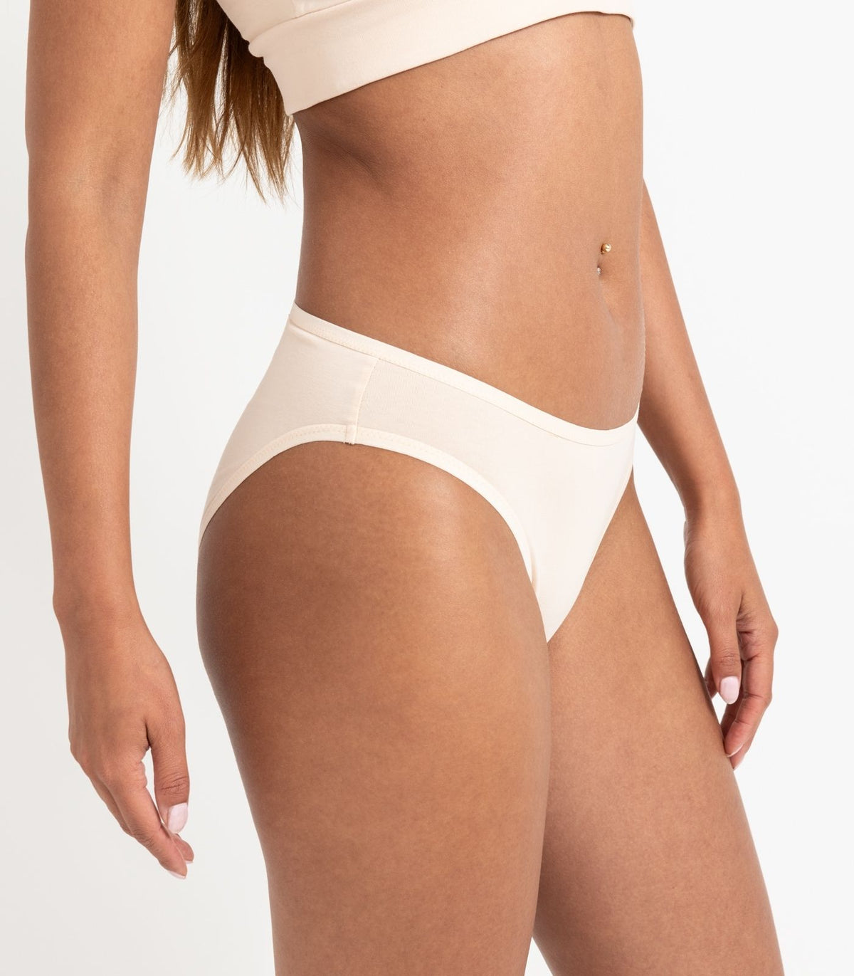 Bhumi Organic Cotton - New Bikini (2 Pack) - Cream Tan
