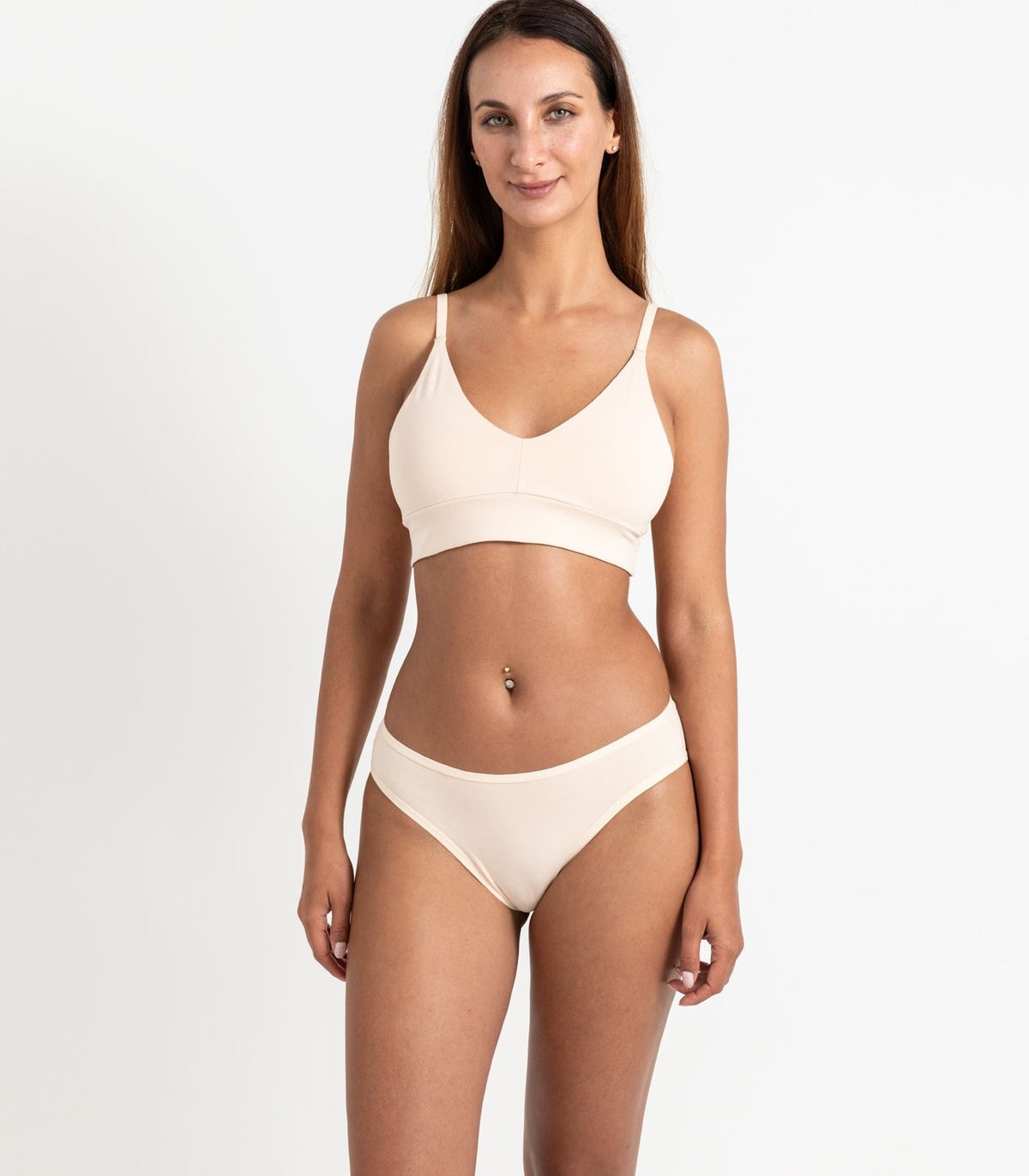 Bhumi Organic Cotton - New Bikini (2 Pack) - Cream Tan