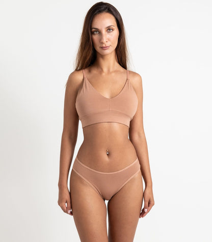 Bhumi Organic Cotton - New Bikini (2 Pack) - Mocha Mousse