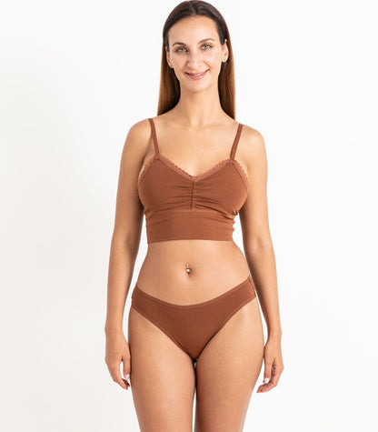 Bhumi Organic Cotton - New Bikini (2 Pack) - Tortoise Shell