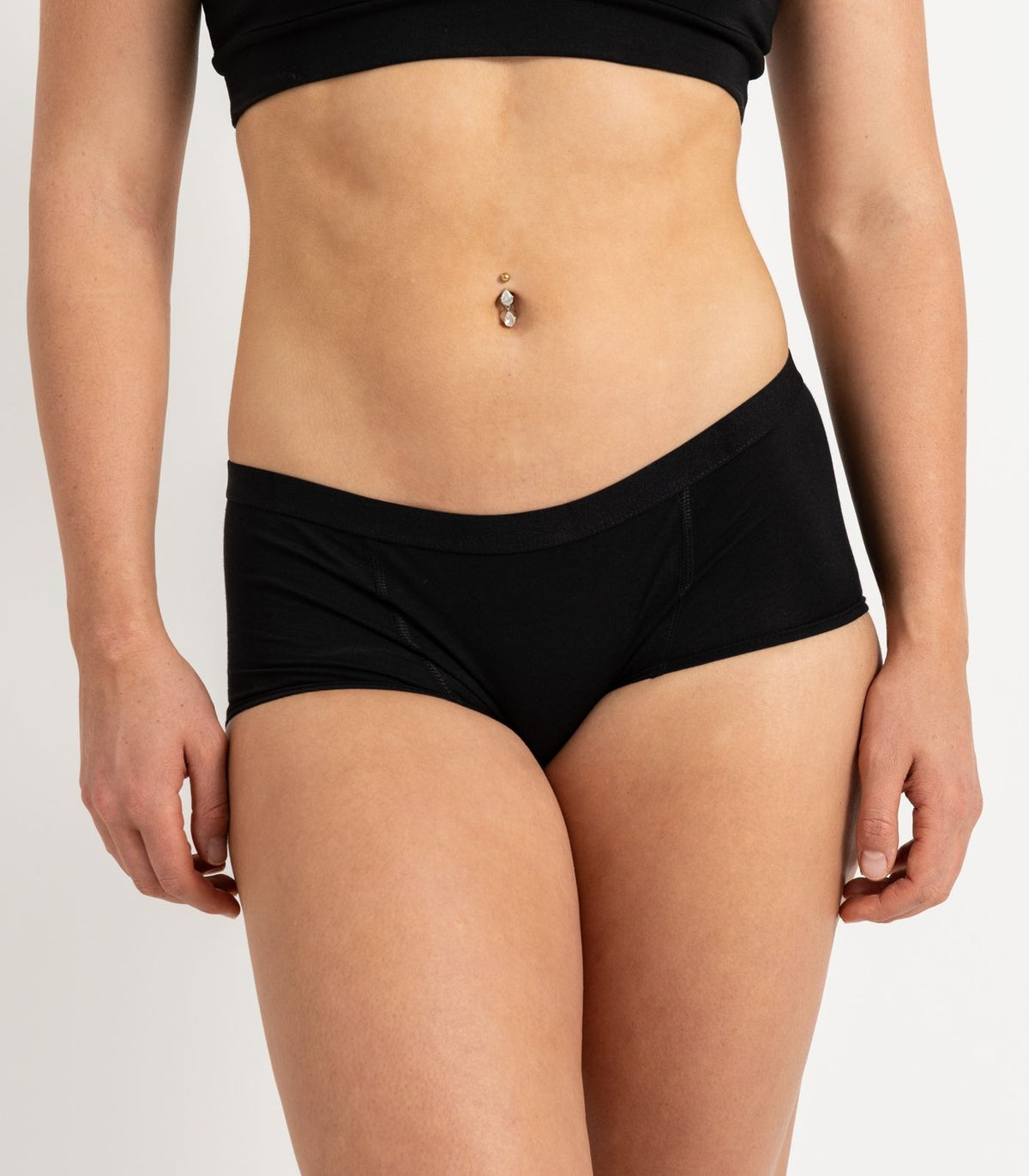 Bhumi Organic Cotton - Boy Short (2 Pack) - Black