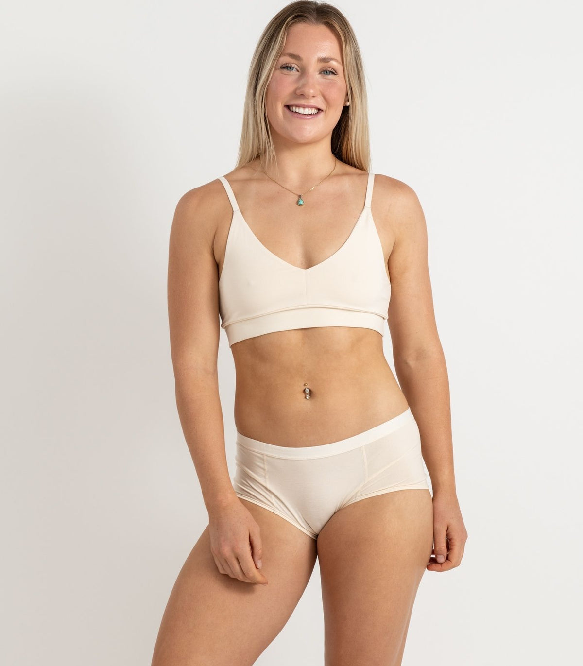Bhumi Organic Cotton - Boy Short (2 Pack) - Nude