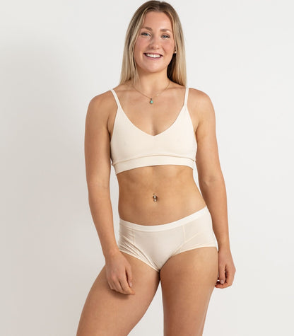 Bhumi Organic Cotton - Boy Short (2 Pack) - Nude