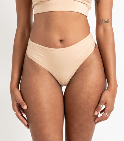 Bhumi Organic Cotton - High Rise G String (2 Pack) - Candied Ginger