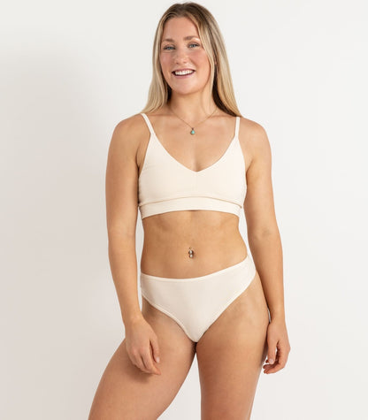Bhumi Organic Cotton - High Rise G String (2 Pack) - Nude