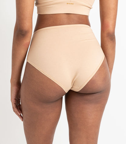 Bhumi Organic Cotton - Hi Cut Brief (2 Pack) - Candied Ginger